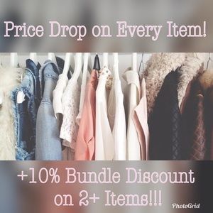 Price Drops and Bundle Discounts!! 🛍💕🎉